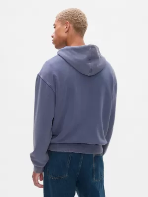 Pánska mikina GAP LOGO HOODIE PULLOVER 646027-01 NIGHT SKY