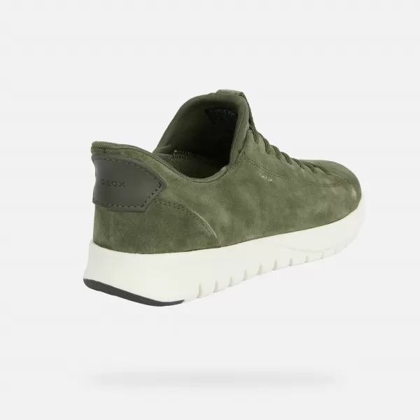  Pánske tenisky GEOX FLEXTRIDE PLUS FAST IN G014646 KHAKI 