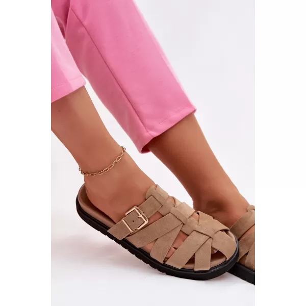  Dámske šľapky BOTO ROSELISSE 41559 KHAKI 