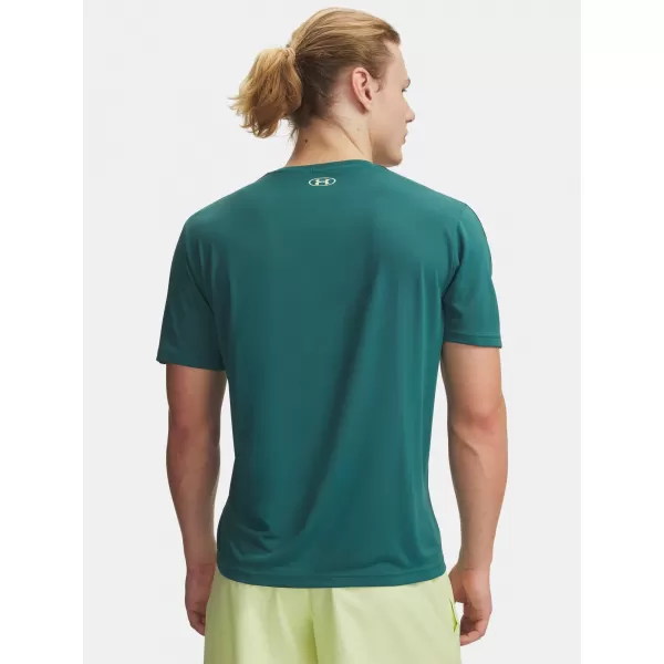  Pánske tričko UNDER ARMOUR UA TECH TAPING SS 6012356-339 ZELENÁ 