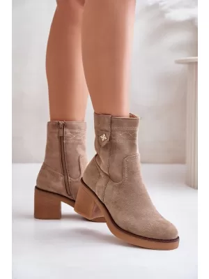 Dámske topánky BOTO VAILIA 33844 BEIGE