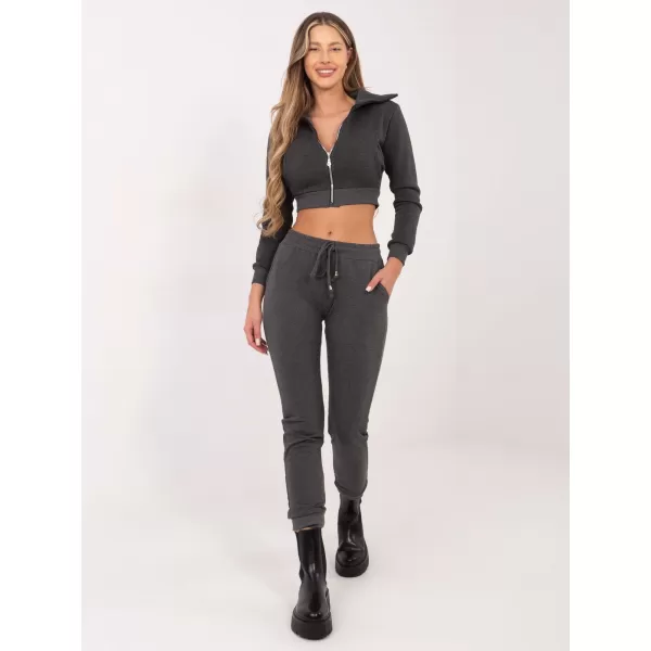  Dámske tepláky BASIC FEEL GOOD RV-DR-5040.09X DARK GREY 
