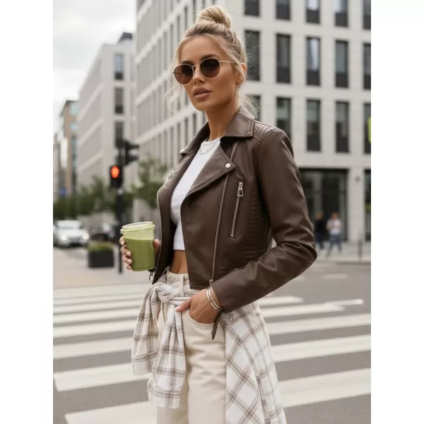  Dámska bunda DSTREET TY5537 HNEDÁ 