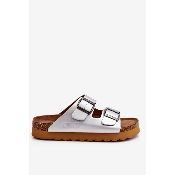  Dámske šľapky BIG STAR LL274476 SILVER Big Star Shoes 
