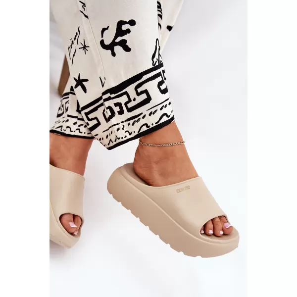  Dámske šľapky BIG STAR RR274A569 BEIGE Big Star Shoes 