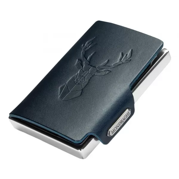  Peňaženka MONDRAGHI Silhouette Modern Deer BLUE 