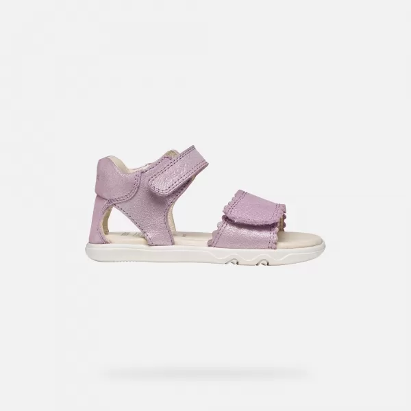  Dievčenské sandále GEOX SANDAL STEPPIEUP B656QB000CRC8020 RUŽOVÁ 