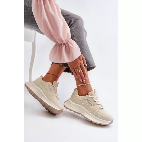  Dámske tenisky BIG STAR NN274A105 BEIGE Big Star Shoes 