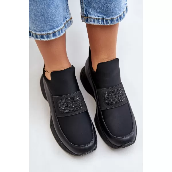  Dámske topánky na platforme ARTIKER 55C0035 BLACK 