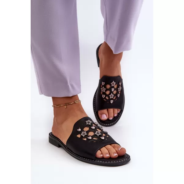  Dámske sandále S.BARSKI KV27-063 BLACK 