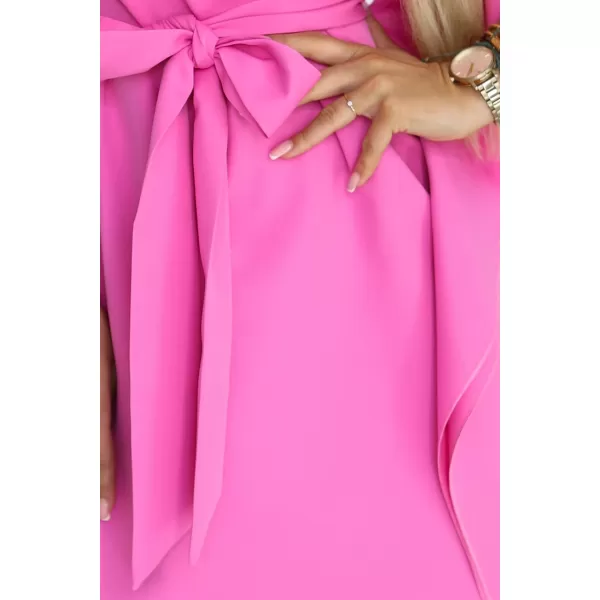  Dámske šaty NUMOCO 287-42 SVETLÁ FUCHSIA 