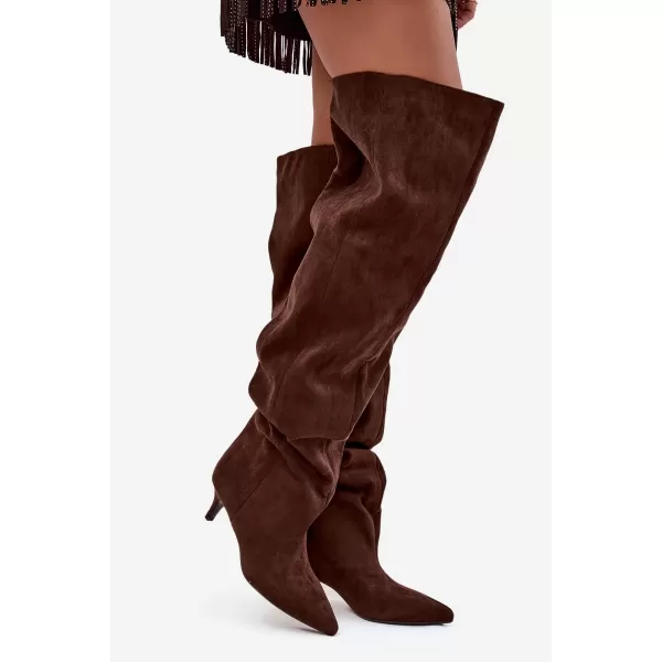  Dámske čižmy BOTO YSOLIENNE 39875 BROWN 
