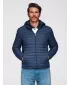 Pánska bunda OMBRE OM-JALP-0295 BLUE MODRÁ