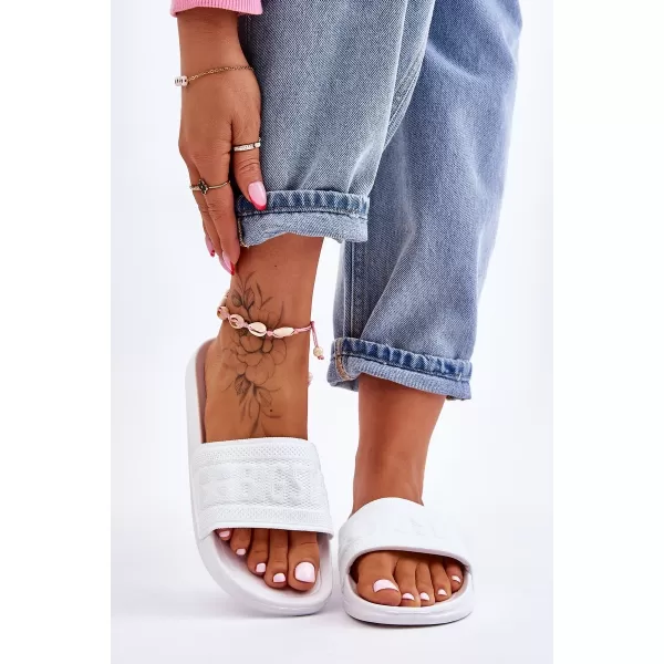  Dámske šľapky BIG STAR LL274A159 WHITE Big Star Shoes 