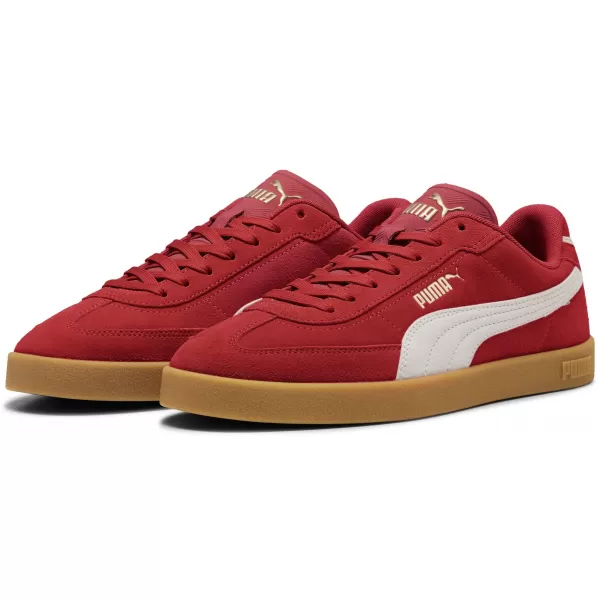  Čižmy PUMA CLUB II ERA SUEDE 400717-08 FORATRED/P.WHITE/ FORATRED/P.WHITE/PUMA GOLD 