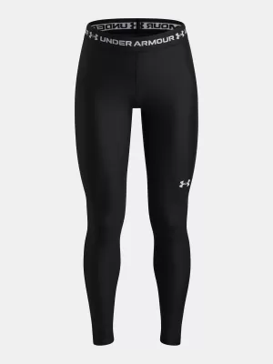 Dievčenské legíny UNDER ARMOUR HEATGEAR LEGGING 6009975-001 ČIERNA