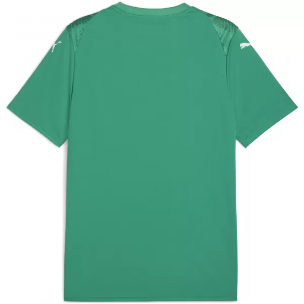  Pánske funkčné tričko PUMA TEAMULTIMATE JERSEY 706280-05 SPORT GREEN/ ŠPORTOVÁ ZELENÁ/PUMA BIELA 
