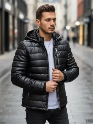 Pánska bunda DSTREET TX5116 ČIERNA