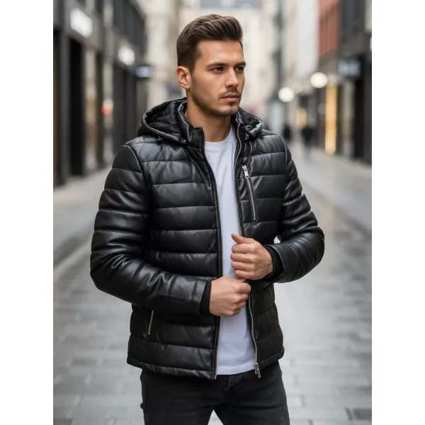  Pánska bunda DSTREET TX5116 ČIERNA 