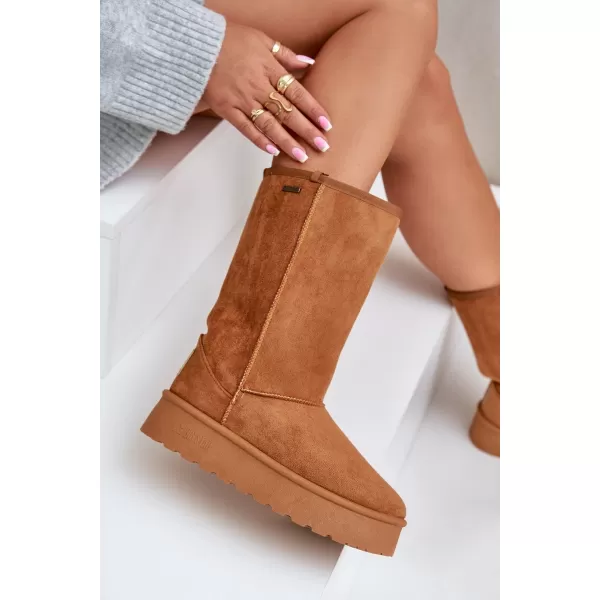  Dámske topánky BIG STAR OO274893 BROWN/BEIGE Big Star Shoes 
