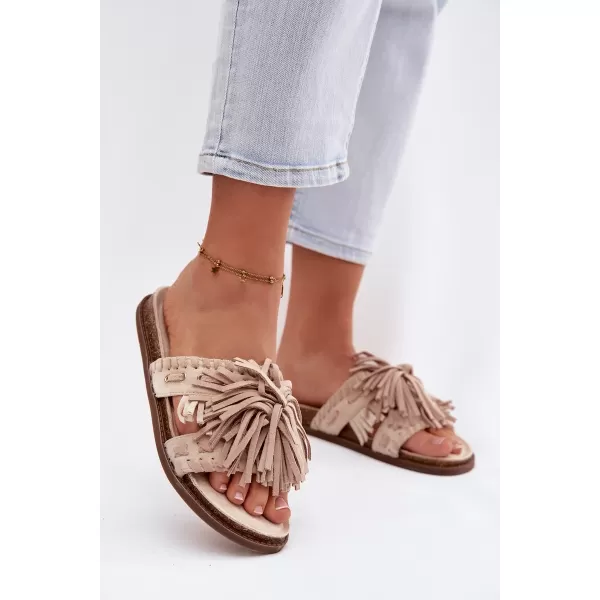  Dámske šľapky BOTO GLORINNA 41498 BEIGE 