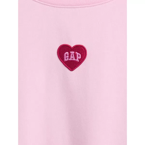  Dámska mikina GAP CREW CROP SWEATSHIRT 852831-02 PRIMROSE PINK 