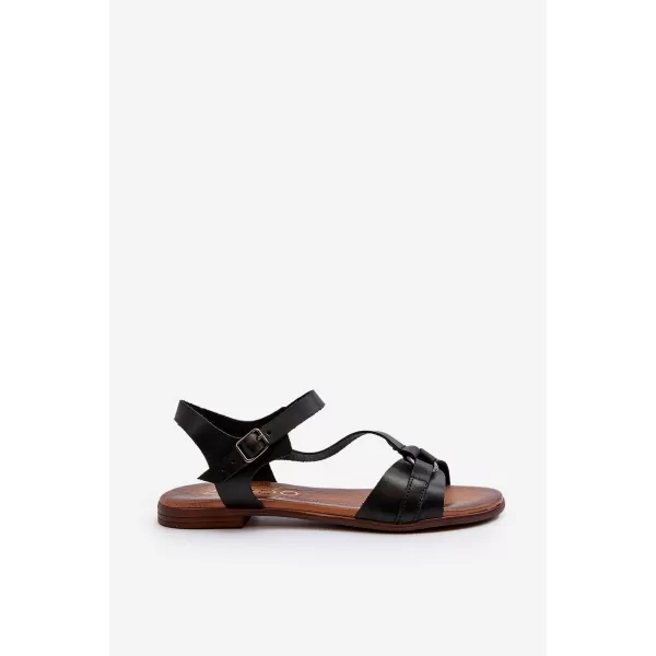  Dámske sandále ZAZOO 40182 BLACK 