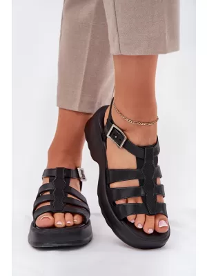 Dámske sandále ZAXY RR285117 BLACK