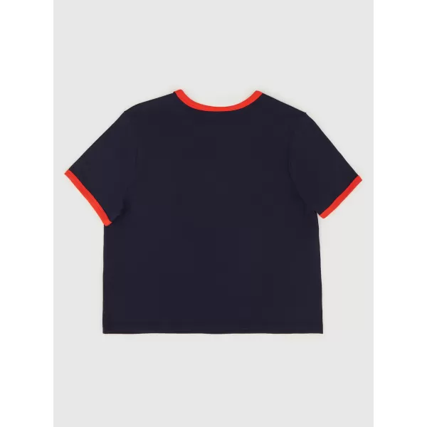  Dámske tričko GAP LOGO TEE 781556-04 NAVY UNIFORM 