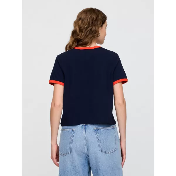  Dámske tričko GAP LOGO TEE 781556-04 NAVY UNIFORM 