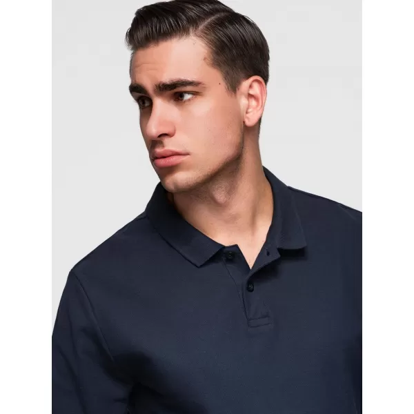  Pánske tričko OMBRE OM-POBL-0162 NAVY BLUE 