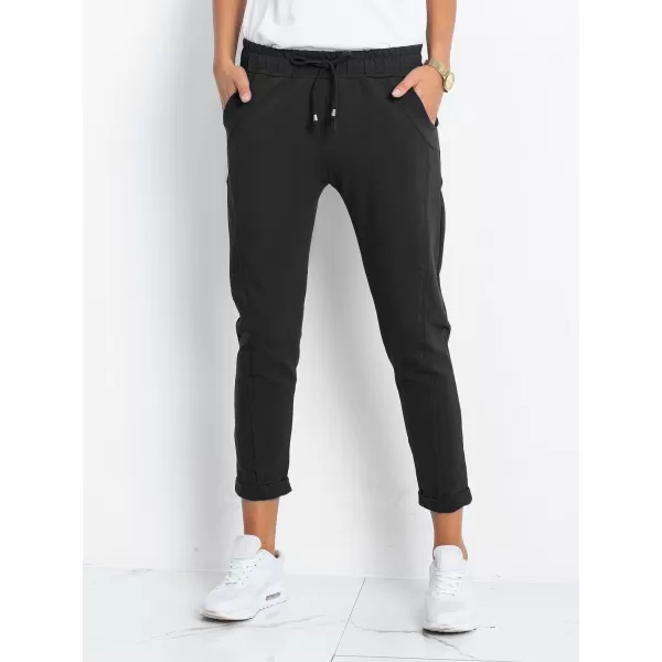  Dámske tepláky BASIC FEEL GOOD RV-DR-3589.09X NOIRE 