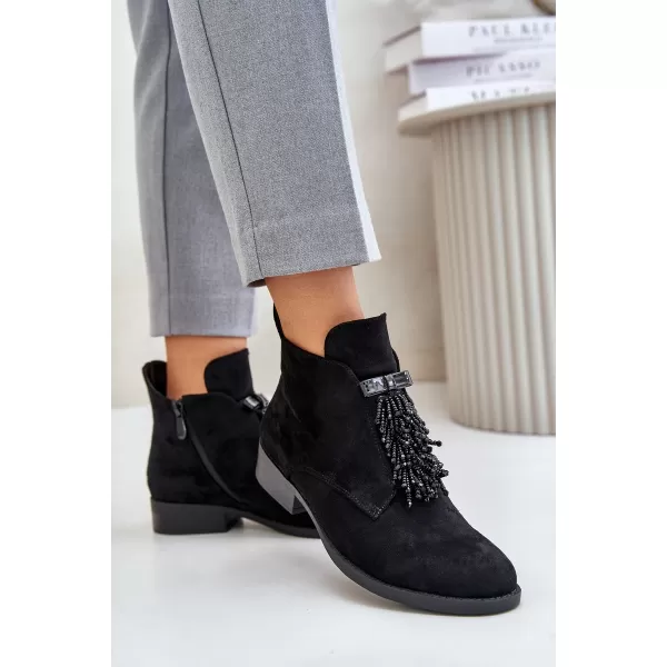  Dámske topánky S.BARSKI HY42-715 BLACK 