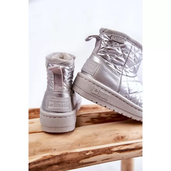  Detské snehule BIG STAR KK374241 SILVER Big Star Shoes 