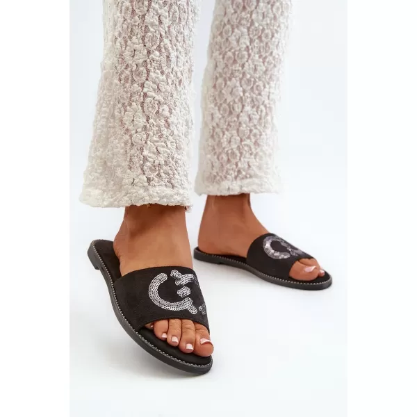  Dámske žabky S.BARSKI KV27-052 BLACK 