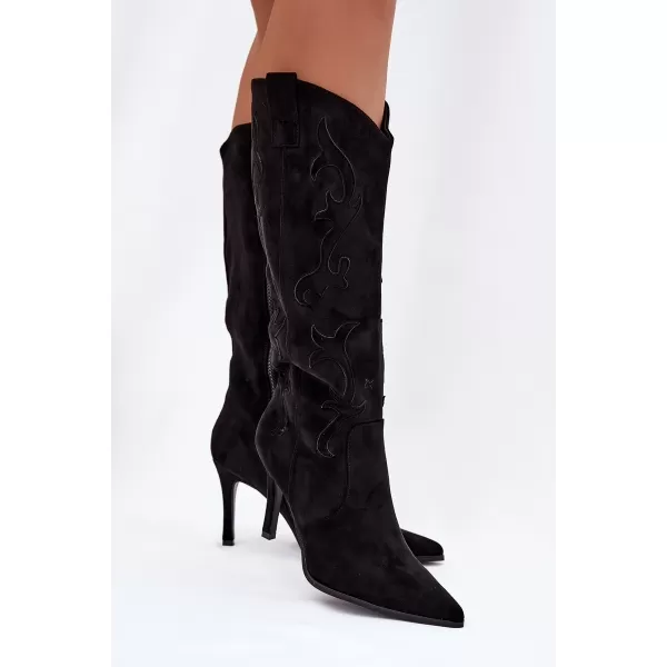  Dámske čižmy BOTO BELONIA 40917 BLACK 