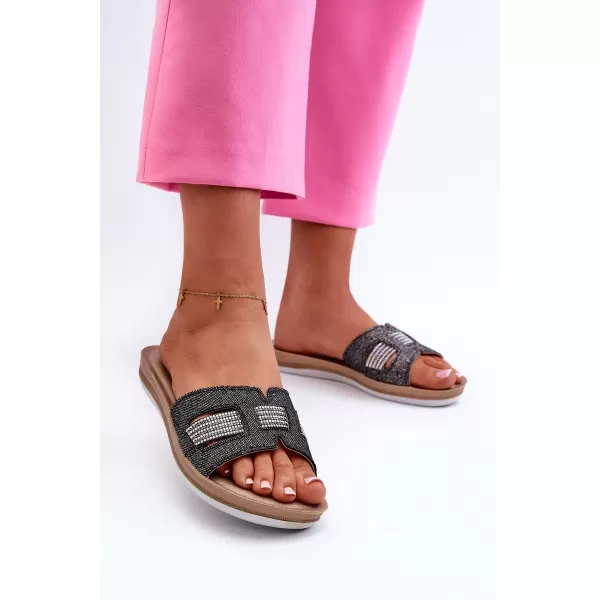  Dámske žabky INBLU BA000050 BLACK 