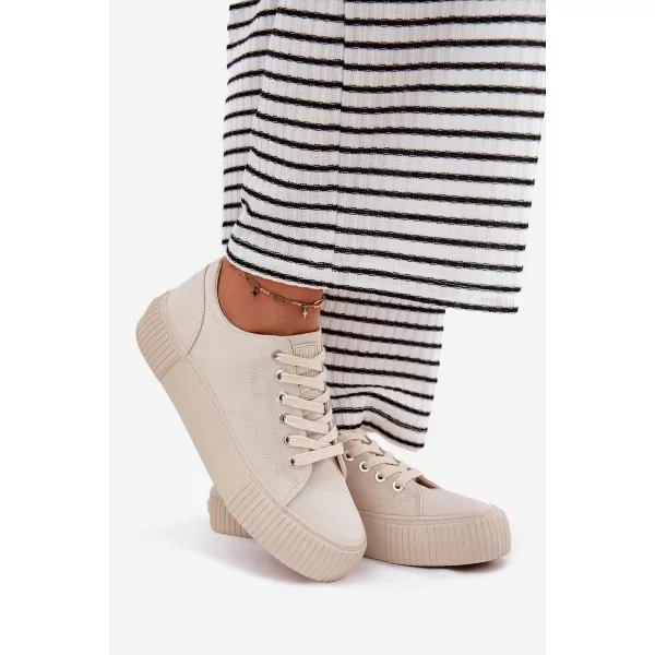  Dámske tenisky BIG STAR RR274407 BEIGE Big Star Shoes 