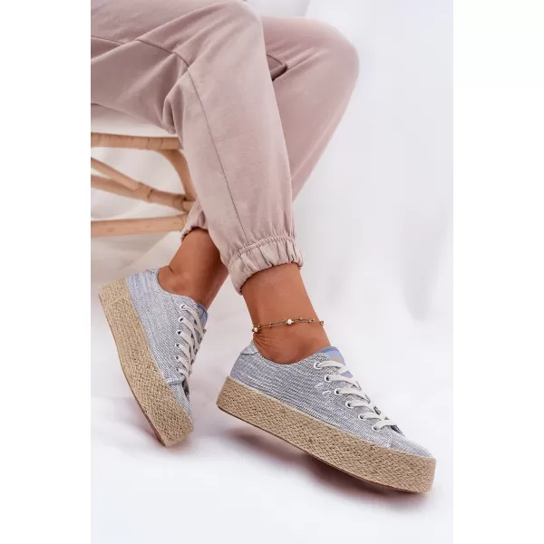  Dámske tenisky LEE COOPER LCW-25-02-3284 LIGHT BLUE 