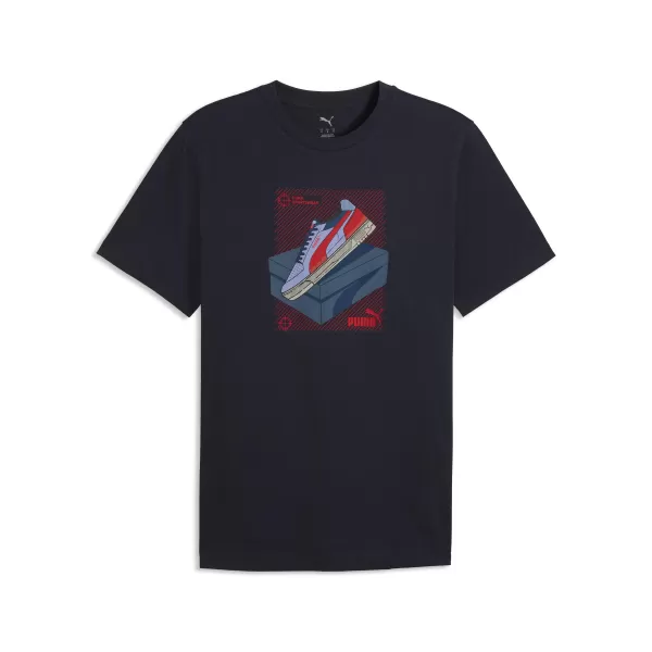  Pánske tričko PUMA GRAPHIC TEE 691777_16 NOVÉ NÁMORNÍCTVO 