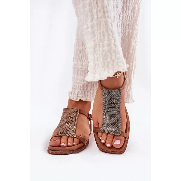  Dámske sandále ARTIKER 56C1365 BROWN 