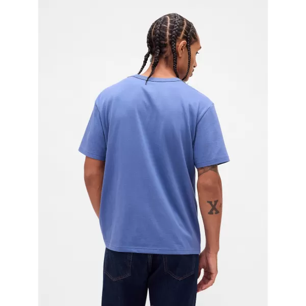  Pánske tričko GAP LOGO TEE 797924-15 CORNFLOWER 