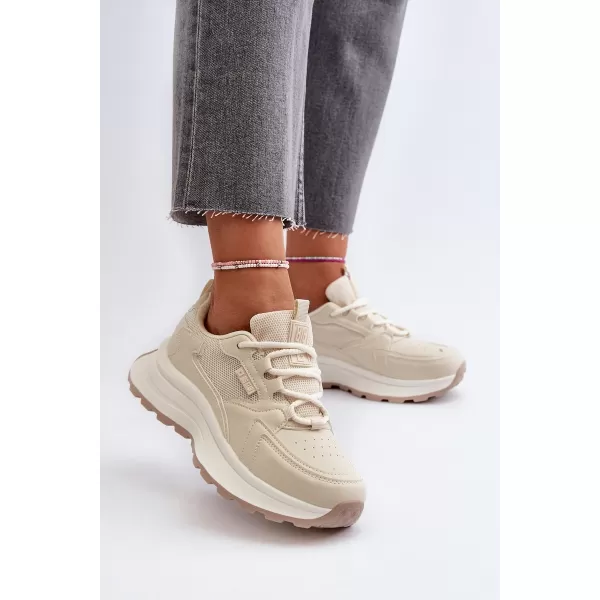  Dámske tenisky BIG STAR NN274A105 BEIGE Big Star Shoes 