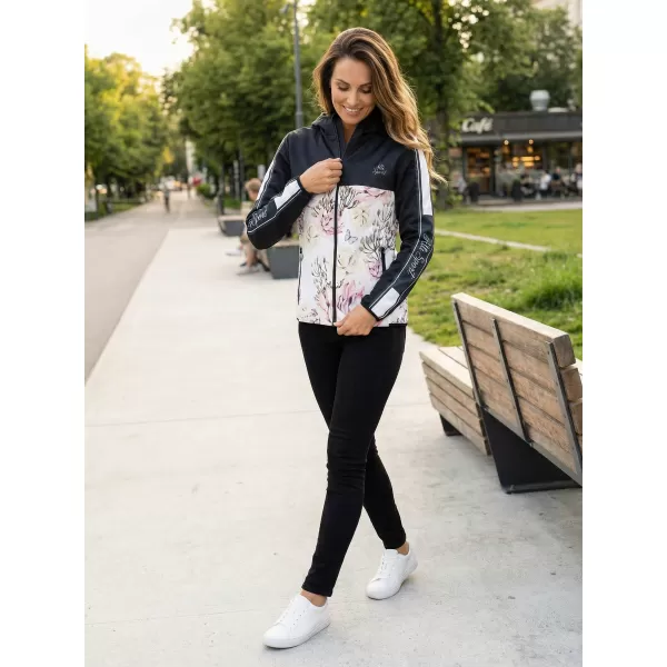  Dámska softshellová bunda premium ALTISPORT VOJ/ALW008JACK01 ČIERNA 