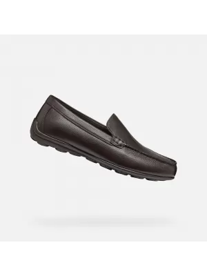 Pánske mokasíny GEOX SPHERICA EC16 G002878 TMAVO HNEDÁ