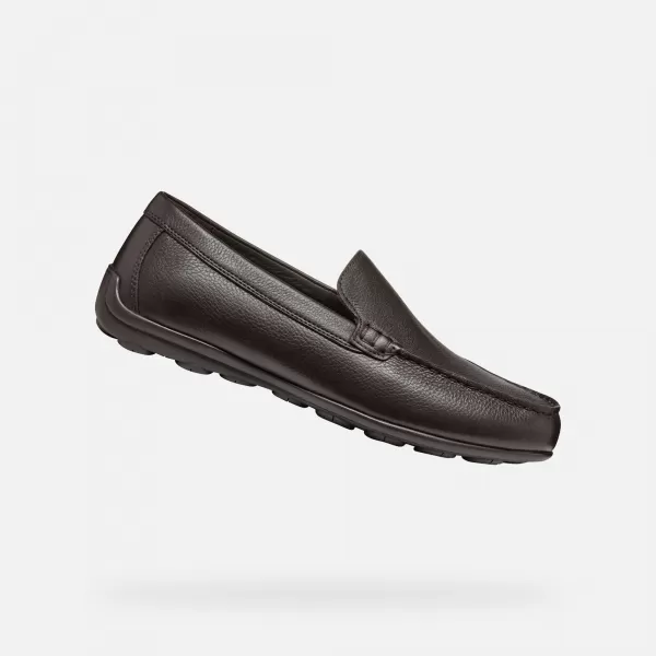  Pánske mokasíny GEOX SPHERICA EC16 G002878 TMAVO HNEDÁ 