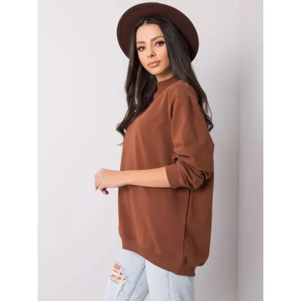  Dámska mikina BASIC FEEL GOOD RV-BL-5185.81P BROWN 