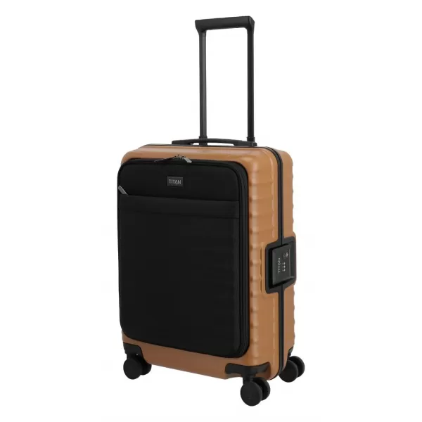  Palubný kufor TITAN Overseas S Front pocket KAŇONOVÝ BRONZ 