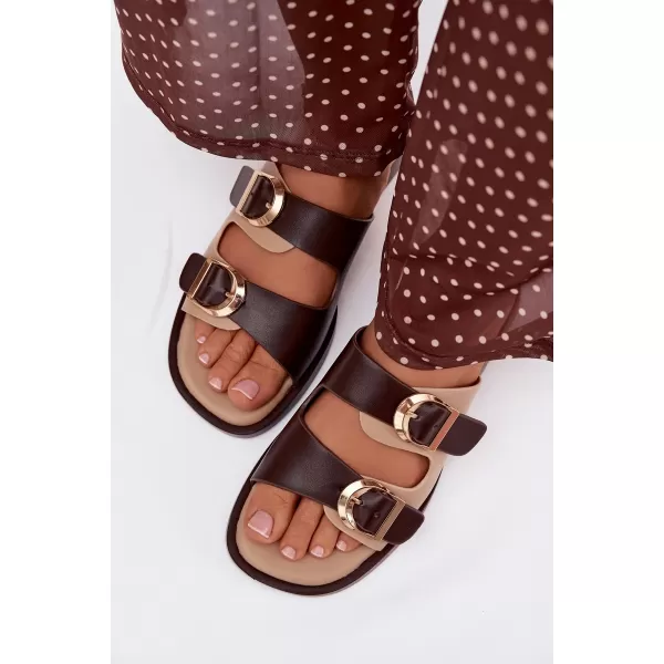  Dámske nazúvaky BOTO DANELLE 41337 COFFEE/BEIGE 