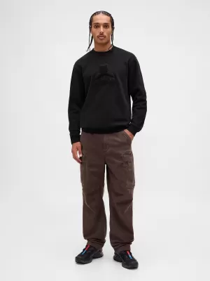 Pánska mikina GAP BRANNAN SWEATSHIRT 853549-02 TRUE BLACK